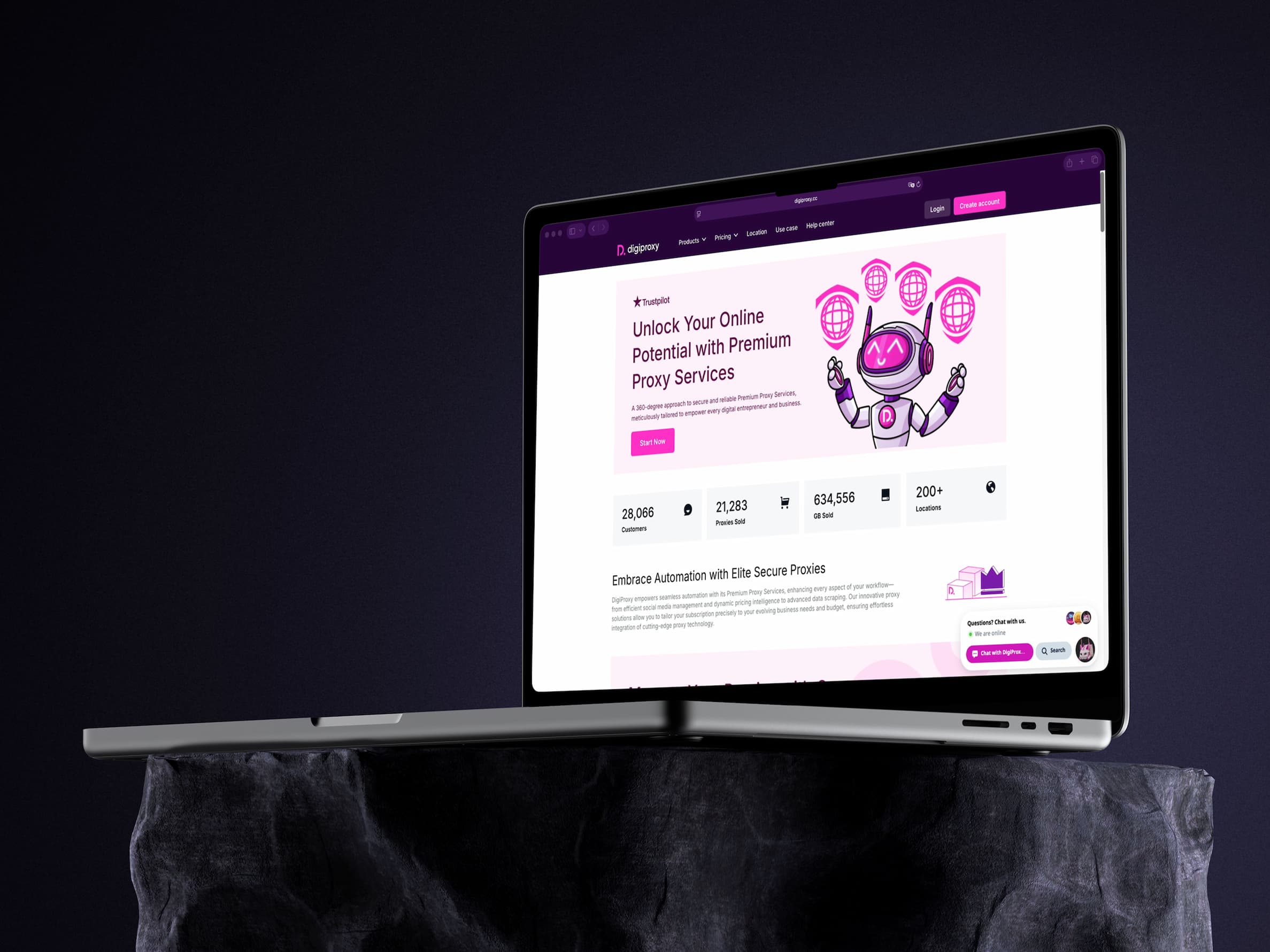DigiProxy — hero screenshot